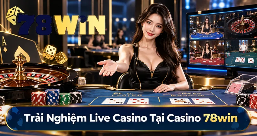 Trải Nghiệm Live Casino Tại Casino 78win